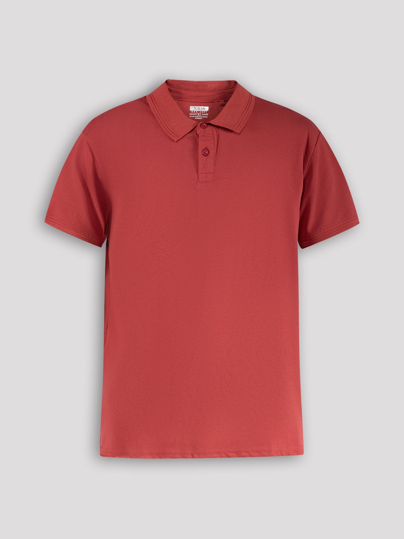 Polo with Solid Collar