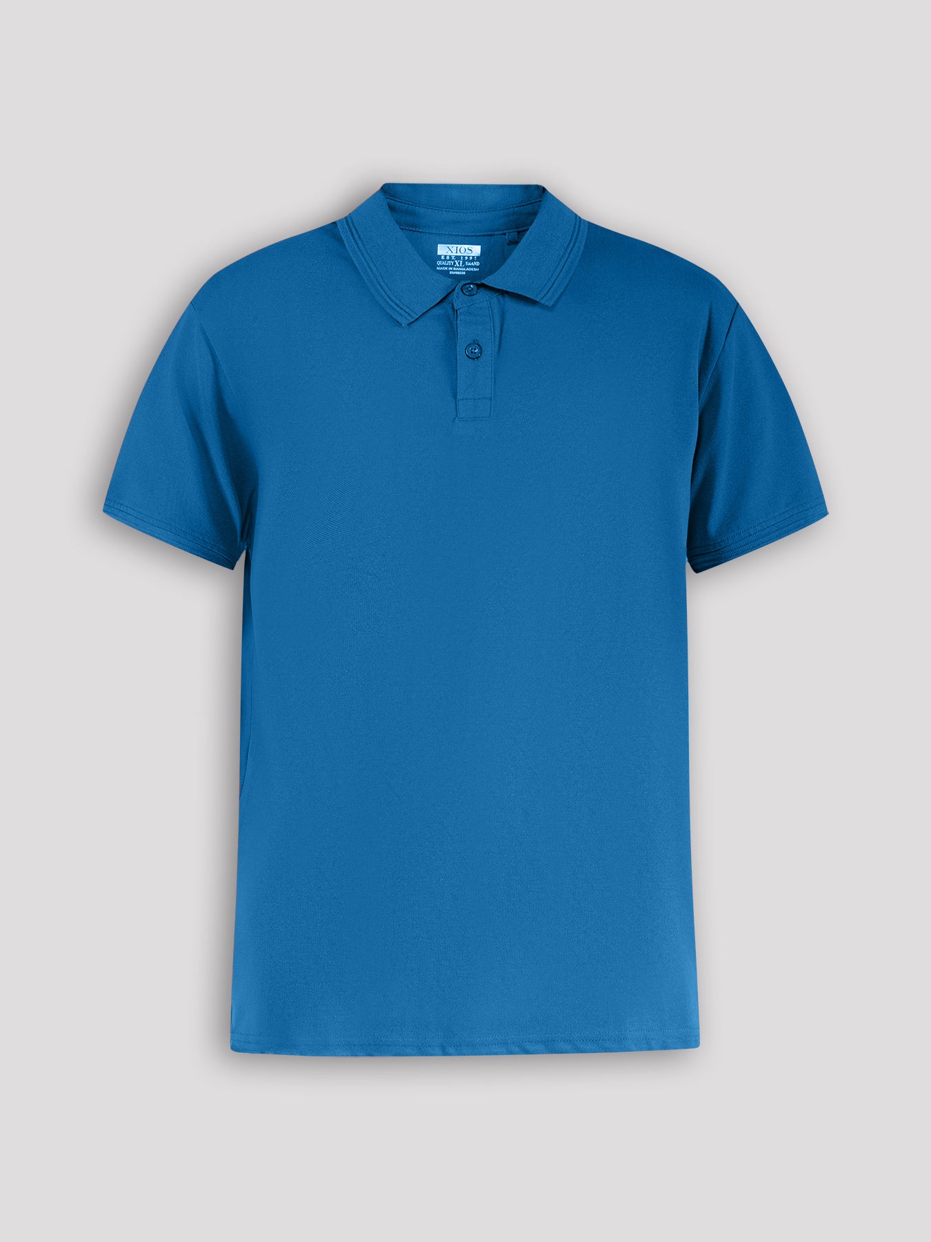 Polo with Solid Collar