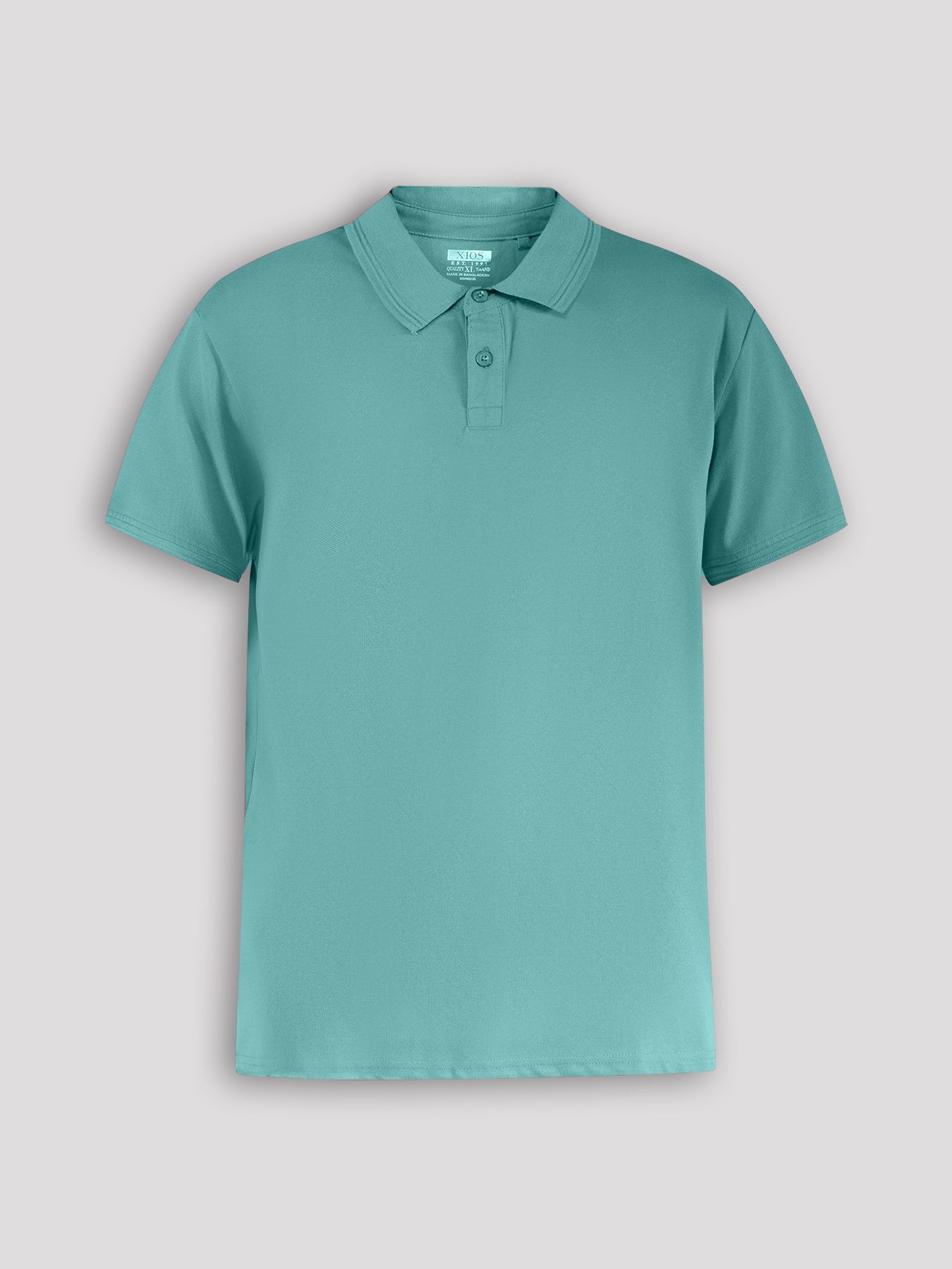 Polo with Solid Collar