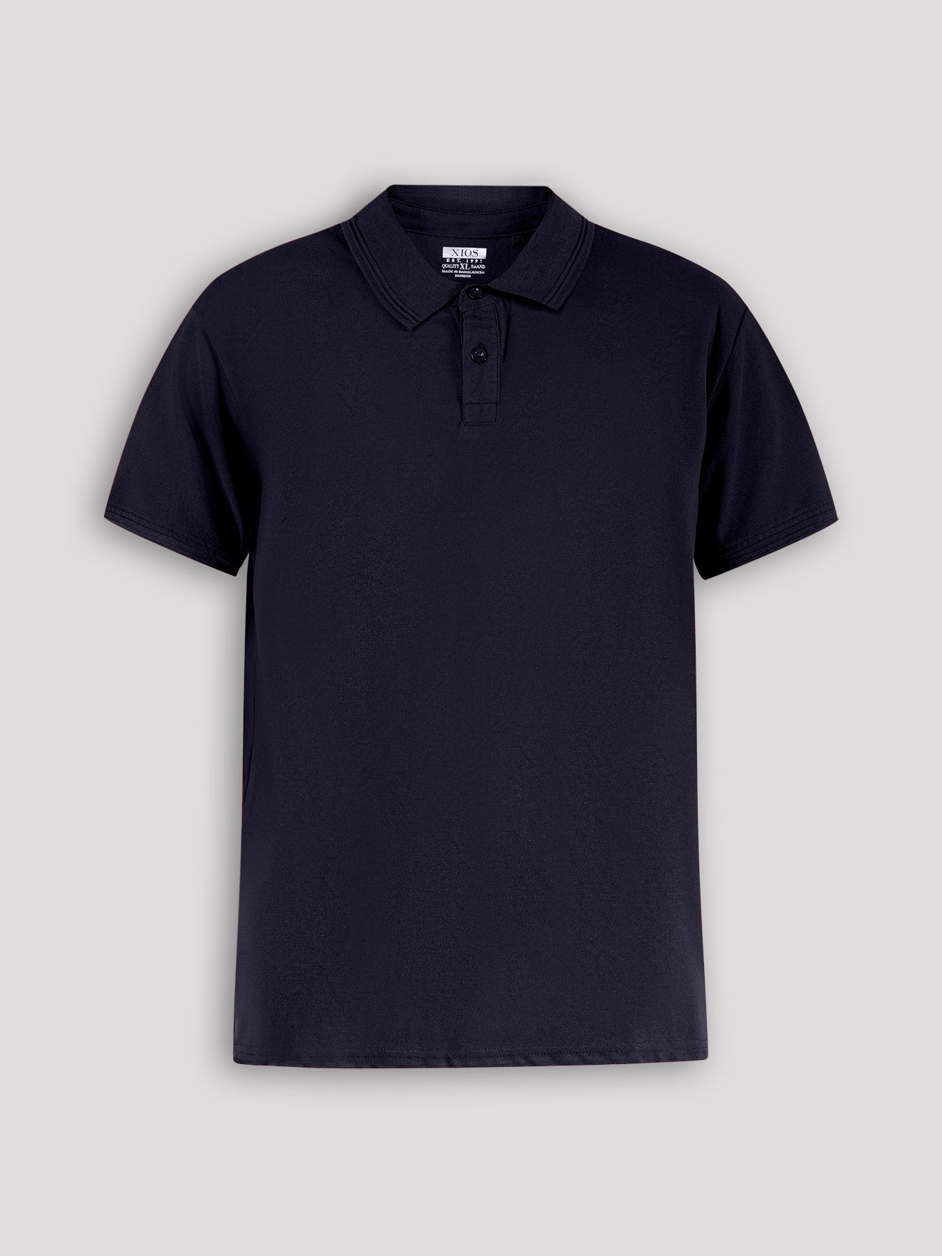 Polo with Solid Collar