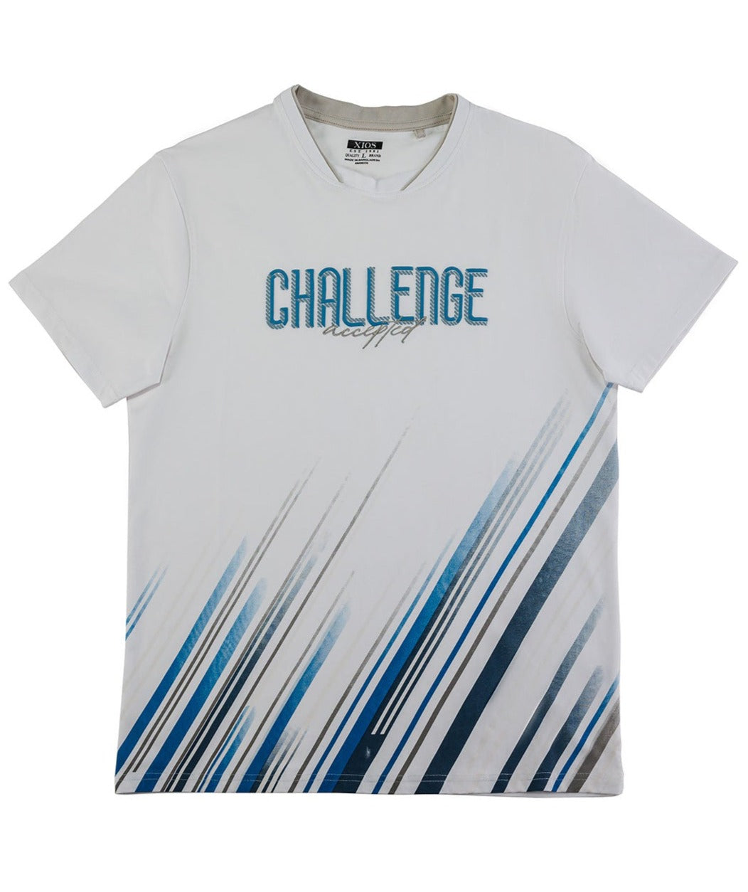 Camiseta con gráfico "Desafío aceptado"