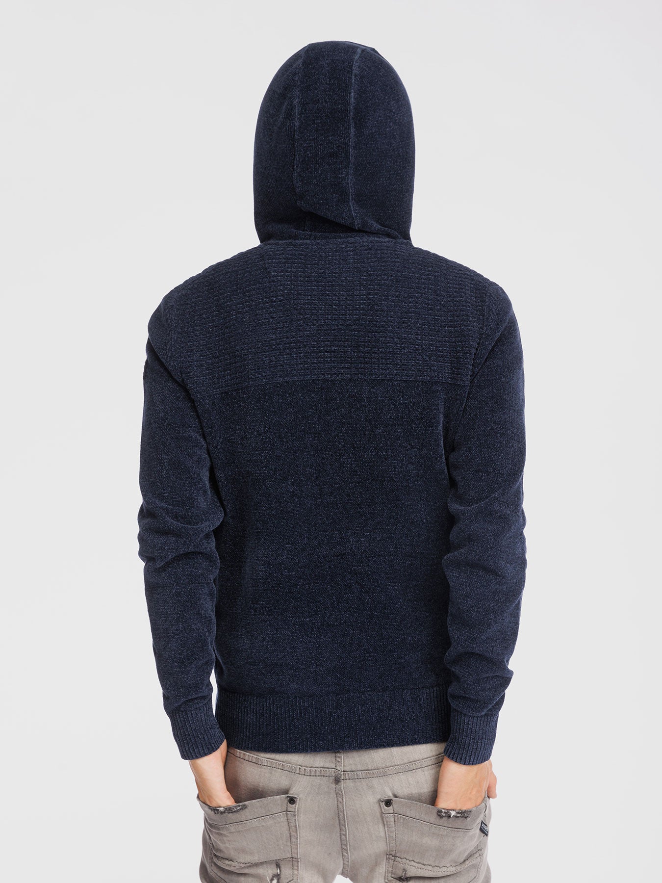 Sudadera con capucha y cremallera 