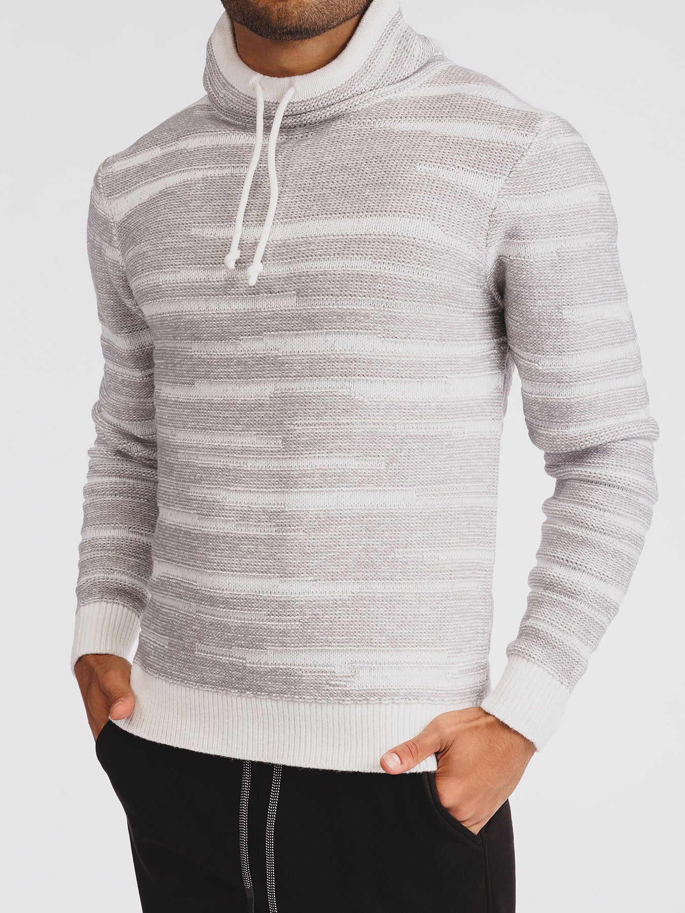 Suéter con cuello alto 