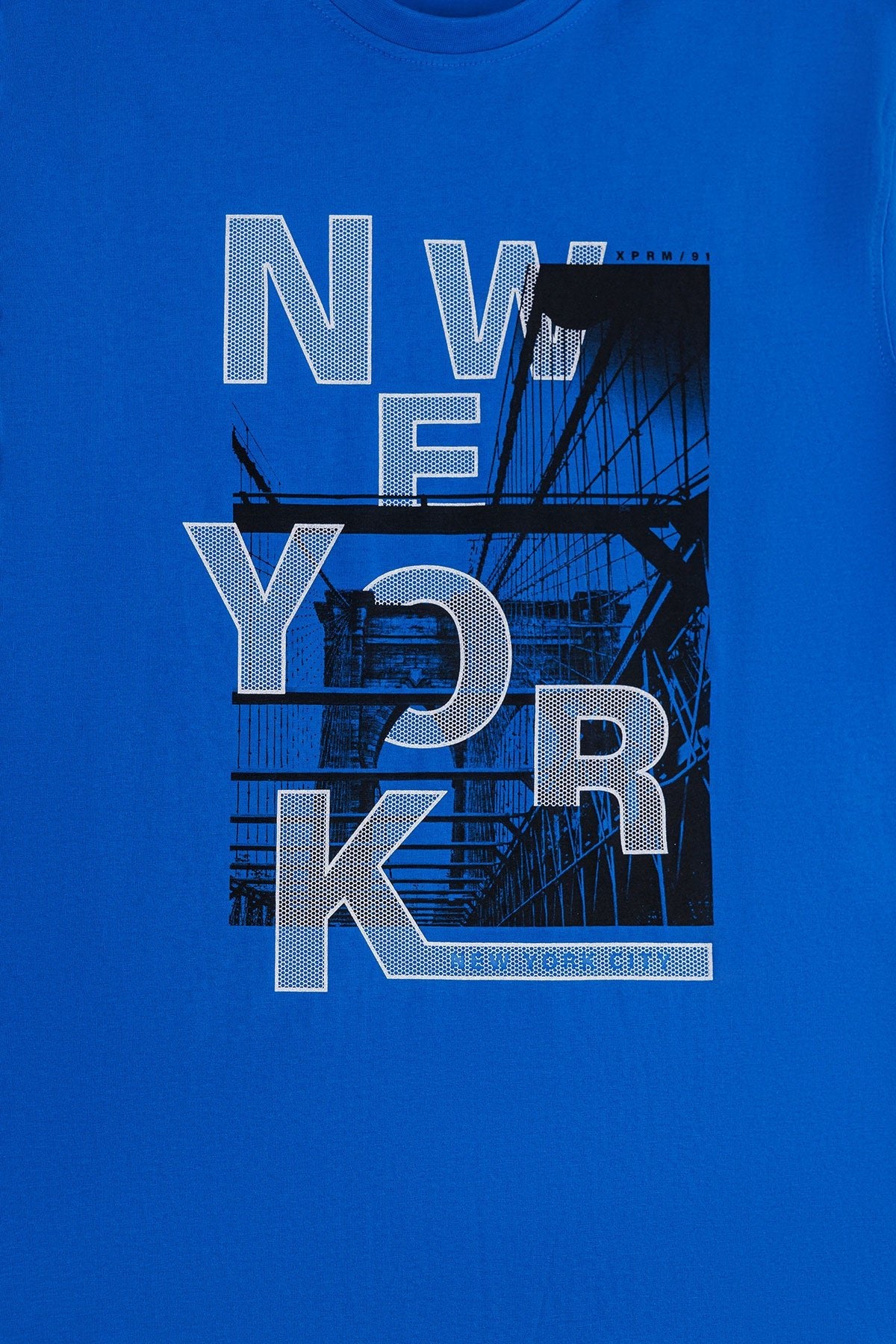 Camiseta con gráfico "Puente de Brooklyn"
